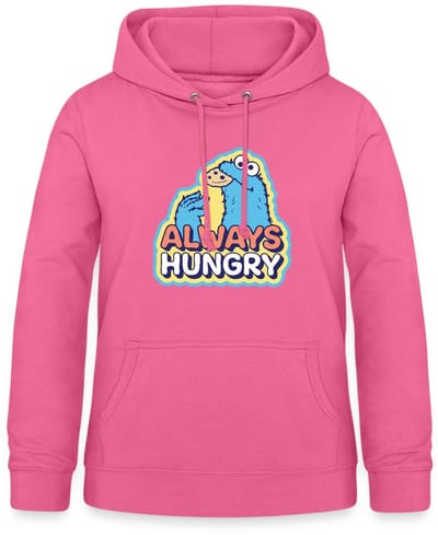 Sesamstraat Koekiemonster Altijd Hongerig Hoodie Dames