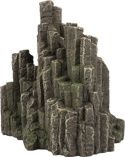 Aqua Della - Aquariumdecoratie - Vissen - Lava Crack Rots S - 12,4x8,2x11cm Grijs - 1st