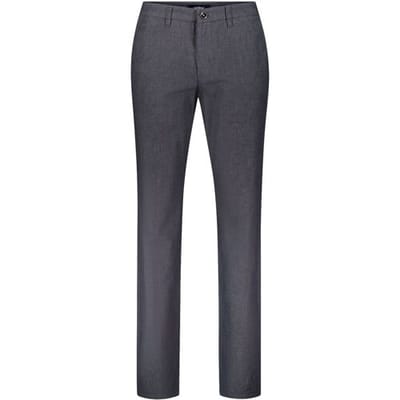 Gardeur Broek Bono Business Hero Faux-Uni Subtle Texture Pattern Soft Touch Donker Grijs / male