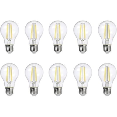 Sygonix SY-5275992 LED-lamp Energielabel E (A - G) E27 Peer 7.3 W = 60 W Warmwit (Ø x h) 60 mm x 104 mm Niet dimbaar 10 stuk(s)