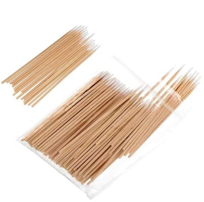 Dailygoody - Spitse Wattenstaafjes - 500Pcs Make-up Sticks - Houten