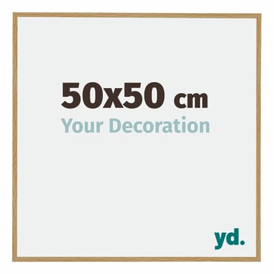 Your Decoration - Fotolijst 50x50 cm - Kunststof - Beuken Licht - Evry