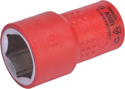 SW-Stahl 05520L-18 dopsleutelinzet, 10 mm (3/8") aandrijving 18 mm