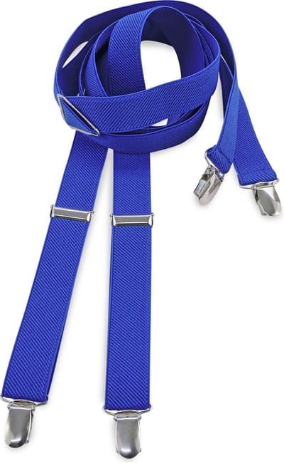 JB Collection - Bretels - bretels kobaltblauw smal - kobaltblauw