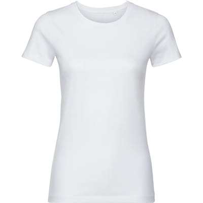 Russell Vrouwen/dames Authentieke Zuivere Organische Tee (Wit)