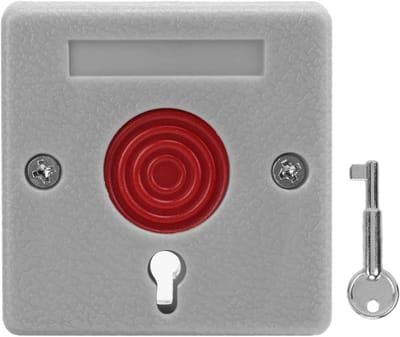 Noodknop - Alarmknop - Hulp Inroepen - Duurzaam ABS Materiaal - 1 Centimeter - Zwart