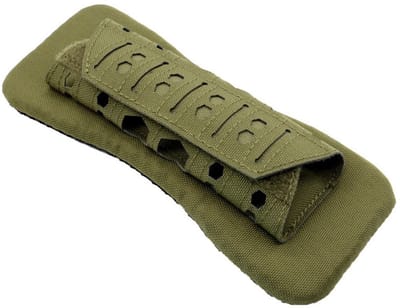 Set van 2 universele schouderpads voor rugzakken – Antislip en drukverlagende schouderpads, geschikt voor wandelrugzakken, rugzakken, schoudertassen en schooltassen. Verdikte, ademende schouderbandpads, legergroen