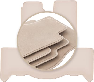 PREMIUM beige vloermatten voor: Jeep Grand Cherokee ZJ off-road 1998-2005