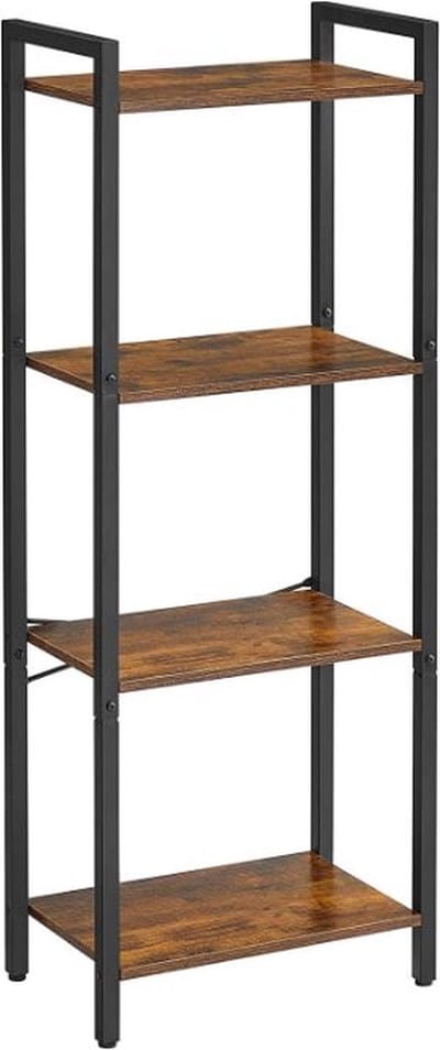 MIRA Home - Boekenkast - opbergkast - Boekenrek - Kast - Vintage - 24x40x107