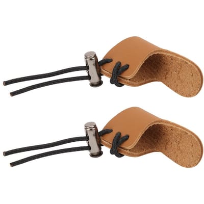 2 stuks Outdoor Recurve Boog Traditionele Boogschieten Schieten Beschermende Uitrusting Vingerbeschermer
