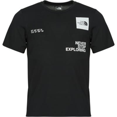 The North Face  T-shirt Korte Mouw Mountain Foundation Coordinates