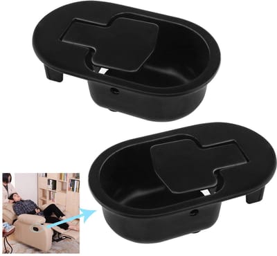 Dailygoods- Stoelhendel Duurzaam - Sofa Release Hendel - Vervangingshandvat - Aluminiumlegering - 2x Set - 11,2 x 6,5 x 3,6 cm - Meubelonderdeel
