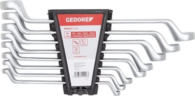 Gedore R01105008 Double ring end Spanner Set 6-22 mm - 8 pieces