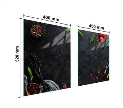 TMK ArtDeko - Staartbescherming - 85x52 cm - Glas - Modern Design
