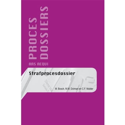 Strafprocesdossier - Procesdossiers - M. Bosch
