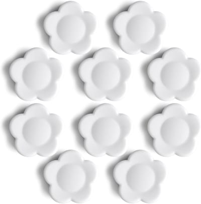 Kleine Kleurrijke Decoratieve Bloemen Magneten voor de Keuken - Set van 10 Stuks, Perfect voor Koelkast en Muurdecoratie