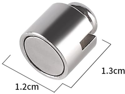 2 stuks magnetische straalmagneet fietssnelheidsmetermagneten spaken wielenmagneten universele magneet fietsonderdelen voor het meten van snelheid afstand zilver