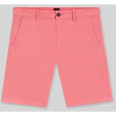 slim fit chino-short van katoenmix