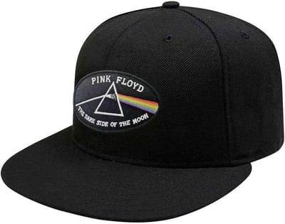 Pink Floyd - The Dark Side Of The Moon Black Border Snapback Pet - Zwart