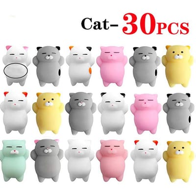 10/30/50 STKS Kawaii Mochi Squishy Speelgoed Langzaam Rijzend Stressverlichtend Speelgoed Goodie Bag Verjaardagscadeaus Feestartikelen voor Kinderen Pak