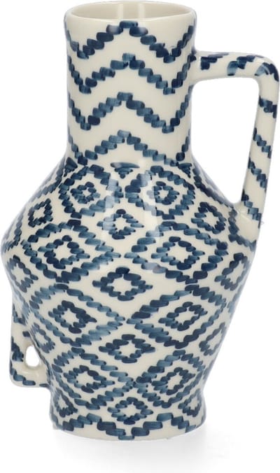 Return to Sender Vaas - Waves - H15 cm - Handgeschilderd