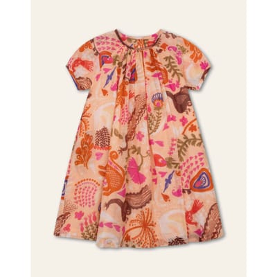 Oilily Dorissa Jurk- maat110/5yr Peach Melba