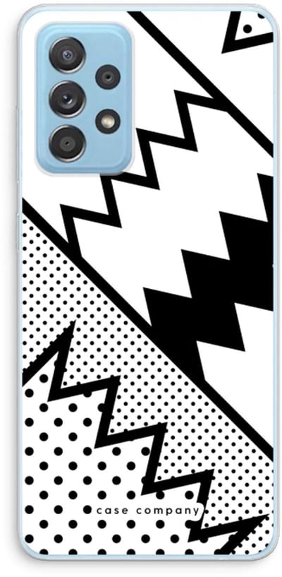 Case Company® - Hoesje geschikt voor Samsung Galaxy A73 hoesje - Pop Art #5 - Soft Cover Telefoonhoesje - Bescherming aan alle Kanten en Schermrand