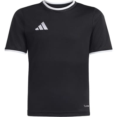 Adidas Entrada 26 T-shirt Met Korte Mouwen Zwart 5-6 Years Kinderen