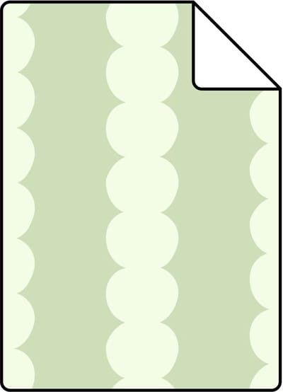 Proefstaal ESTAhome behang grafische print lichtgroen - 26.5 x 21 cm - 131744-S