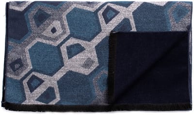 Tresanti DOLCELINO Viscose scarf with irregular stripes Turquoise (TRSCIE210 - 806)