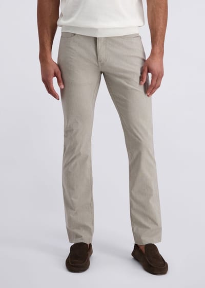 pierre cardin 5-pocket broek Lyon in Regular Fit