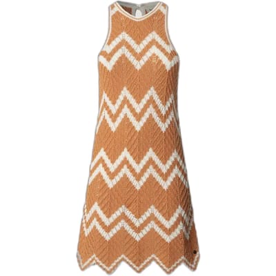Pepe Jeans Oriana Mouwloze Jurk Oranje M Vrouw