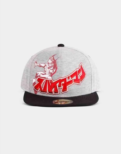 Marvel SpiderMan - Japanese Spider-Man Snapback Pet - Grijs/Zwart
