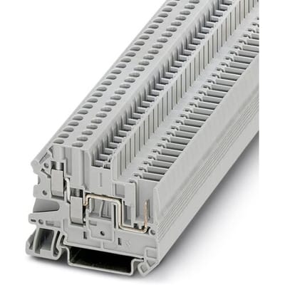 Phoenix Contact 3060490 Doorgangsklem 5.2 mm Schroeven Grijs 50 stuk(s)