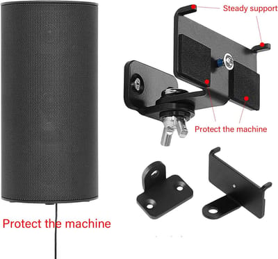 Luidspreker Muurbeugel - Surround Sound Beugel - Thuisbioscoop Inrichten - Onzichtbaar Profiel - 7.5 x 3.5 x 2.5 cm - Metaal
