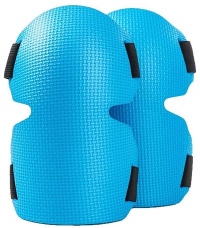 2 Pack Zachte Schuim Kniebeschermers - Voor Tuinieren - Bouw en Dakbedekking - Comfortabele Werk Kniebeschermers voor Mannen en Vrouwen - Blauw