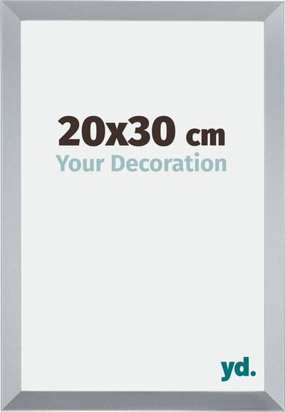 Your Decoration - Fotolijst 20x30 cm - MDF - Zilver Glans - Catania