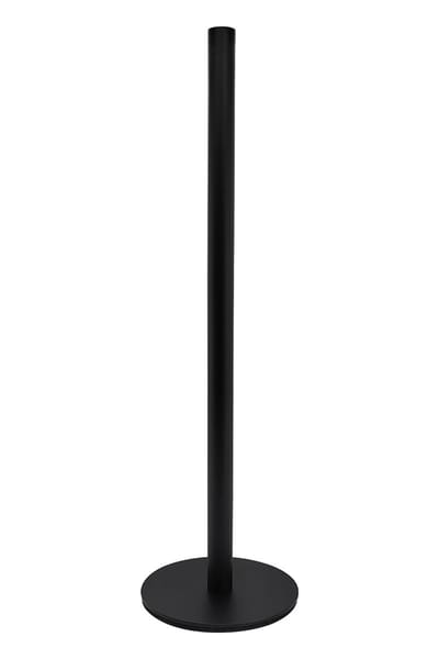 Sanics® Reserverolhouder Vrijstaand - WC Papier Houder 4 Rollen - WC rolhouder Staand Zwart - Toiletrolhouder RVS
