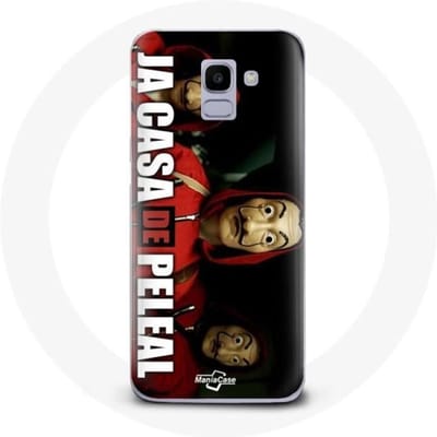 Case voor Samsung Galaxy A6 2018 La casa de papel Het masker van Dali
