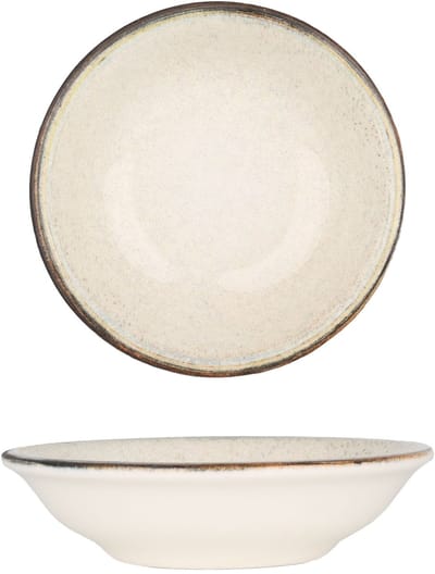 Bonna Serveerschaal - Cortado - Porselein - 9 cm (50cc) - set van 2