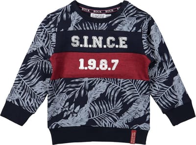Dirkje Jongens Sweater SInce 1987 Navy Blauw