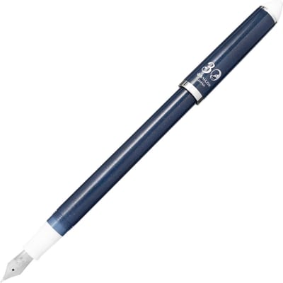 Sailor Fude de Mannen Pen 30th Anniversary Limited Edition Reimei Blue Color + 14 Cartridges