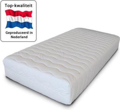 Princess Kindermatras HR40 Koudschuim -70x150 x14-cm - Anti-allergische wasbare hoes met rits