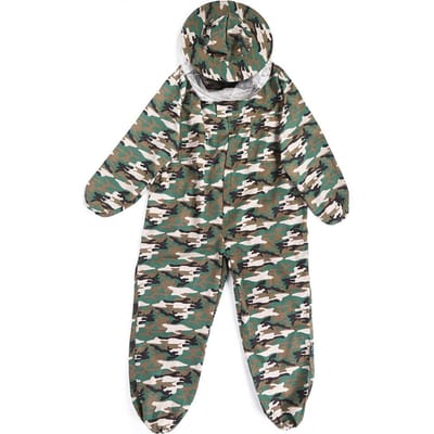 Imker Smock Pak Eendelig Imkerpak Sluier Beschermingskleding Imker Uitrusting(XL ) XL gray