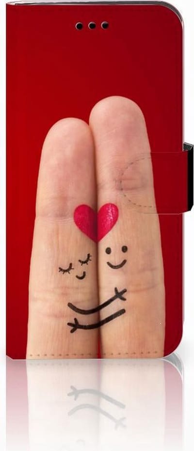Huawei P10 Lite Wallet Case met Pasjes Liefde - Origineel Romantisch Cadeau