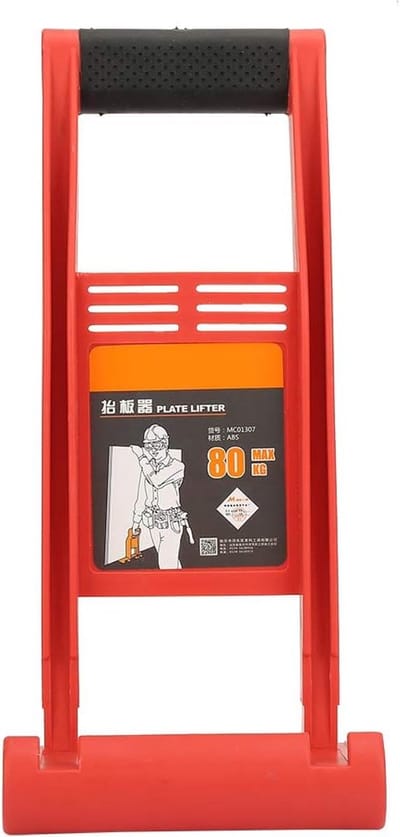 Paneeldrager - Plaatlifter - Plaatmateriaal Vervoeren - Antislip Handvat - 37 x 16.5 cm