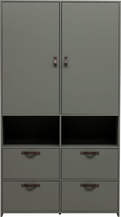vtwonen Stage Kledingkast - Grenen - Groen - 185x103x40