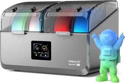 Creality Space Pi X4 Filamentdroger - Filament Droogbox voor 4 Rolls filament - Max. 85℃ temperatuur - Onafhankelijke temperatuurregeling voor PLA - Filament Ontvochtiger - 3D-printer Filamentdroogbox