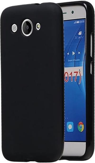 BestCases.nl Huawei Y3 2017 TPU back case hoesje Zwart