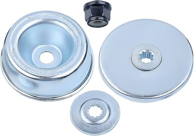 Cuhostki - 4-in-1 Set Installatieaccesoires Bosmaaier - Bosmaaier Accessoires - Vervangingsonderdelen - Zwart/Zilver - M10*1.25 - Compatibel Met Stihl FS Serie